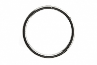 Кольцо металлическое №40 мм, цв.-никель - купить в Перми. Цена: 4.45 руб.