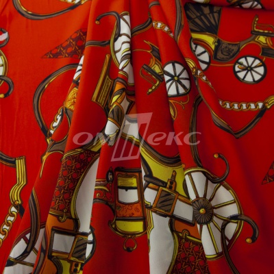 Плательная ткань "Фламенко" 16.1, 80 гр/м2, шир.150 см, принт этнический - купить в Перми. Цена 241.49 руб.