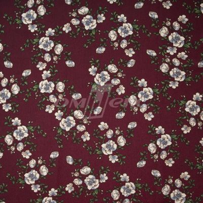 Плательная ткань "Фламенко" 3.3, 80 гр/м2, шир.150 см, принт растительный - купить в Перми. Цена 317.46 руб.