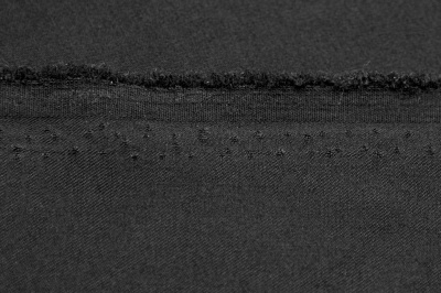 Костюмная ткань с вискозой "Флоренция", 195 гр/м2, шир.150см, цвет чёрный - купить в Перми. Цена 507.37 руб.