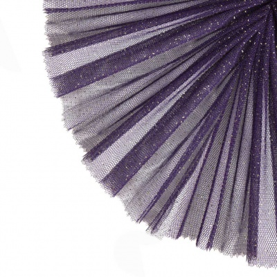Сетка Глиттер, 24 г/м2, шир.145 см., пурпурный - купить в Перми. Цена 117.24 руб.