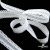 Резинка бельевая ажурная #6185, шир.16 мм, цв.белый - купить в Перми. Цена: 13.72 руб.