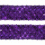 Тесьма с пайетками 12, шир. 35 мм/уп. 25+/-1 м, цвет фиолет - купить в Перми. Цена: 1 308.30 руб.