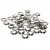 Люверсы, металлические/10мм/никель (упак.1000 шт) - купить в Перми. Цена: 637 руб.