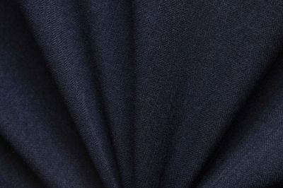 Ткань костюмная 25388 2009, 207 гр/м2, шир.150см, цвет т.синий - купить в Перми. Цена 353.07 руб.