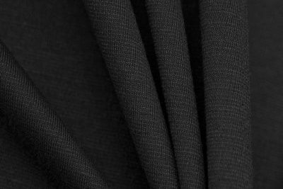 Трикотаж "Grange" BLACK 1# (2,38м/кг), 280 гр/м2, шир.150 см, цвет чёрно-серый - купить в Перми. Цена 861.22 руб.