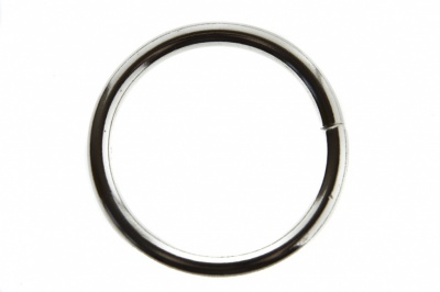 Кольцо металлическое d-38 мм, цв.-никель - купить в Перми. Цена: 4.89 руб.