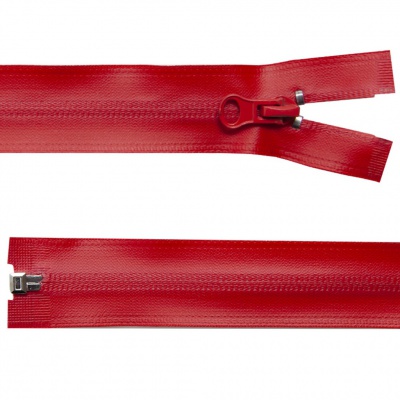 Молния водонепроницаемая PVC Т-7, 90 см, разъемная, цвет (820) красный - купить в Перми. Цена: 61.81 руб.