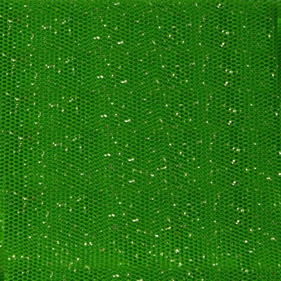 Сетка Глиттер, 24 г/м2, шир.145 см., зеленый - купить в Перми. Цена 117.24 руб.