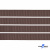 Репсовая лента 005, шир. 6 мм/уп. 50+/-1 м, цвет коричневый - купить в Перми. Цена: 88.45 руб.