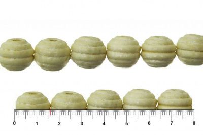 0309-Бусины деревянные "ОмТекс", 16 мм, упак.50+/-3шт, цв.035-белый - купить в Перми. Цена: 62.22 руб.