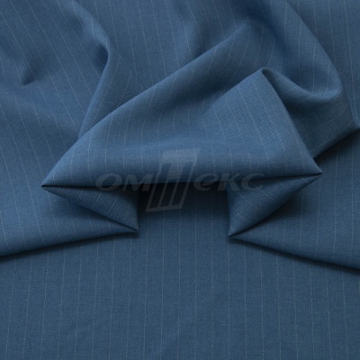 Костюмная ткань "Жаклин", 188 гр/м2, шир. 150 см, цвет серо-голубой - купить в Перми. Цена 430.84 руб.