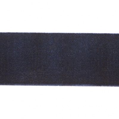 Лента бархатная нейлон, шир.25 мм, (упак. 45,7м), цв.180-т.синий - купить в Перми. Цена: 800.84 руб.
