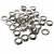 Люверсы, металлические/20мм/никель (упак.1000 шт) - купить в Перми. Цена: 1 587.60 руб.