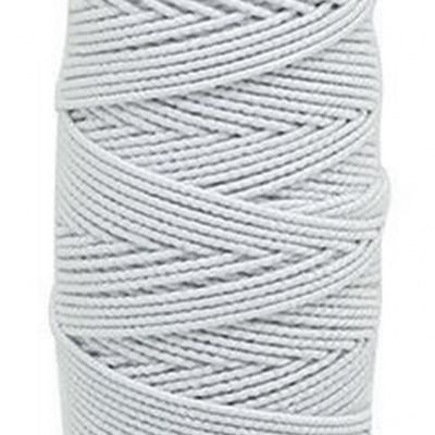 Нитка - резинка Спандекс 25 м (уп-10шт)-белые - купить в Перми. Цена: 35.65 руб.