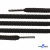 Шнурки #106-09, круглые 130 см, цв.чёрный - купить в Перми. Цена: 21.92 руб.