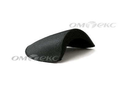 Плечевые накладки ОВ-10, обшитые, цвет чёрный - купить в Перми. Цена: 16.83 руб.