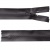 Молния водонепроницаемая PVC Т-7, 20 см, неразъемная, цвет (301)-т.серый - купить в Перми. Цена: 21.56 руб.