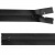 Молния водонепроницаемая PVC Т-7, 18 см, неразъемная, цвет чёрный - купить в Перми. Цена: 21.20 руб.