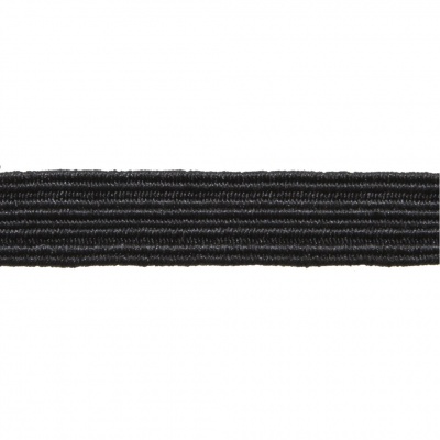 Резинка продежка С-52, шир. 7 мм (в нам. 100 м), чёрная  - купить в Перми. Цена: 637.57 руб.