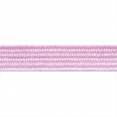 Резиновые нити с текстильным покрытием, шир. 6 мм ( упак.30 м/уп), цв.- 80-розовый - купить в Перми. Цена: 155.22 руб.