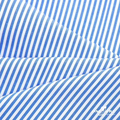 Ткань сорочечная Полоска Кенди, 115 г/м2, 58% пэ,42% хл, шир.150 см, цв.3-синий, (арт.110) - купить в Перми. Цена 306.69 руб.