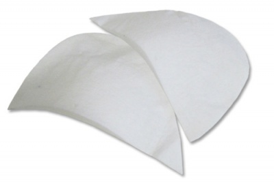 Плечевые накладки И-8 НЦ, составные, цвет белый - купить в Перми. Цена: 44.10 руб.