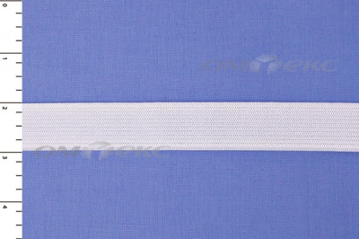 Резинка, 410 гр/м2, шир. 10 мм (в нам. 100 +/-1 м), белая бобина - купить в Перми. Цена: 3.31 руб.