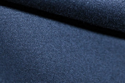 Ткань костюмная 8874/3, цвет темно-синий, 100% полиэфир - купить в Перми. Цена 433.60 руб.