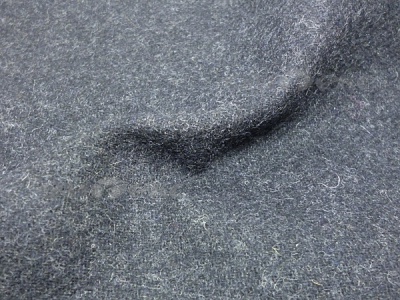 Ткань костюмная п/шерсть №2096-2-2, 300 гр/м2, шир.150см, цвет т.серый - купить в Перми. Цена 517.53 руб.