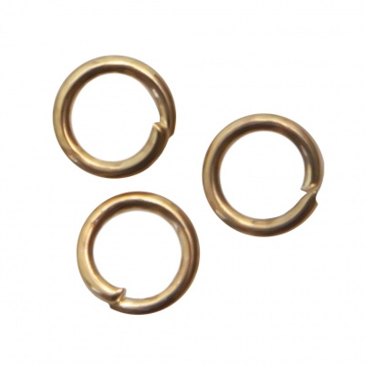 Кольцо  соединительное для бижутерии 4 мм, цв.-золото - купить в Перми. Цена: 0.41 руб.
