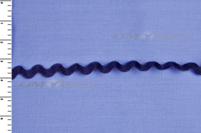 Тесьма плетеная "Вьюнчик"/т.синий - купить в Перми. Цена: 48.03 руб.