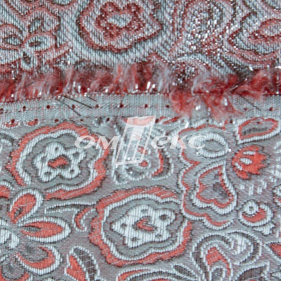 Ткань костюмная жаккард, 135 гр/м2, шир.150см, цвет красный№12 - купить в Перми. Цена 441.92 руб.