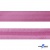 Косая бейка атласная "Омтекс" 15 мм х 132 м, цв. 135 темный розовый - купить в Перми. Цена: 225.81 руб.