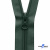 Спиральная молния Т5 890, 80 см, автомат, цвет т.зелёный - купить в Перми. Цена: 16.61 руб.