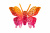 Бабочка декоративная пластиковая #10 - купить в Перми. Цена: 7.09 руб.