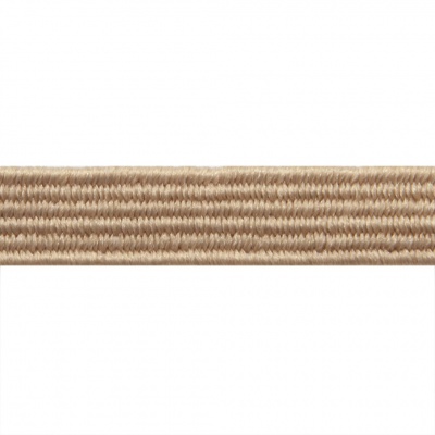 Резиновые нити с текстильным покрытием, шир. 6 мм ( упак.30 м/уп), цв.- 97-бежевый - купить в Перми. Цена: 152.05 руб.