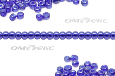 Бисер (TL) 11/0 ( упак.100 гр) цв.108 - синий - купить в Перми. Цена: 44.80 руб.