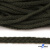 Шнур плетеный d-6 мм круглый, 70% хлопок 30% полиэстер, уп.90+/-1 м, цв.1075-хаки - купить в Перми. Цена: 588 руб.
