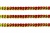 Пайетки "ОмТекс" на нитях, CREAM, 6 мм С / упак.73+/-1м, цв. 96 - красный - купить в Перми. Цена: 484.77 руб.