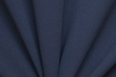 Костюмная ткань с вискозой "Бриджит", 210 гр/м2, шир.150см, цвет т.синий - купить в Перми. Цена 564.96 руб.