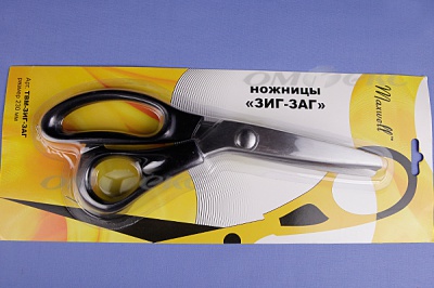 Ножницы ЗИГ-ЗАГ "MAXWELL" 230 мм - купить в Перми. Цена: 1 041.25 руб.