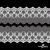 Кружево на сетке LY1984, шир.110 мм, (уп. 13,7 м ), цв.01-белый - купить в Перми. Цена: 877.53 руб.