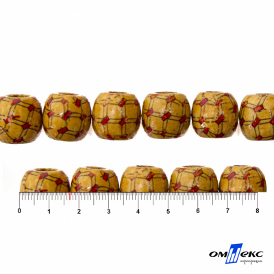 0189-Бусины деревянные "ОмТекс", 17 мм, упак.50+/-3шт - купить в Перми. Цена: 83.66 руб.