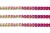 Пайетки "ОмТекс" на нитях, CREAM, 6 мм С / упак.73+/-1м, цв. 89 - розовый - купить в Перми. Цена: 468.37 руб.