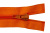 Спиральная молния Т5 849, 75 см, автомат, цвет оранжевый - купить в Перми. Цена: 16.28 руб.