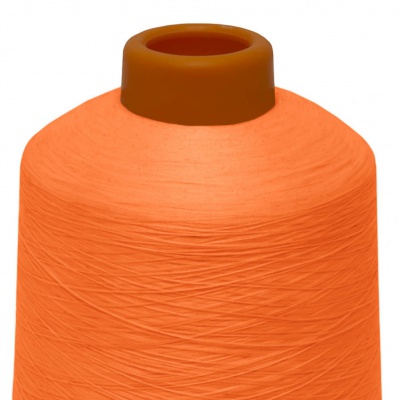 Нитки текстурированные некручёные 457, намот. 15 000 м, цвет оранжевый - купить в Перми. Цена: 204.10 руб.