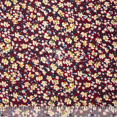 Плательная ткань "Софи" 5.1, 75 гр/м2, шир.150 см, принт растительный - купить в Перми. Цена 243.96 руб.