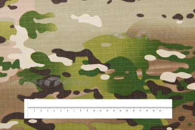 Ткань смесовая рип-стоп камуфляж C#201313, 210 гр/м2, шир.150см - купить в Перми. Цена 244.99 руб.