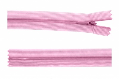 Молния потайная Т3 513, 60 см, капрон, цвет св.розовый - купить в Перми. Цена: 10.13 руб.